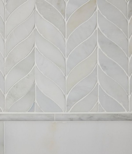 Ca Pietra Zen Leaf Marble Mosaic